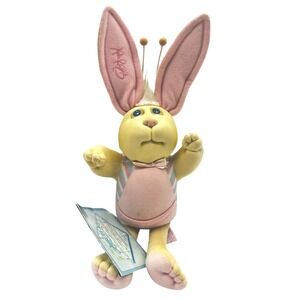 Cabbage Patch Kids Bunny Bee Xavier Roberts‎ Pink Plush Stripes Vintage 80s Tag